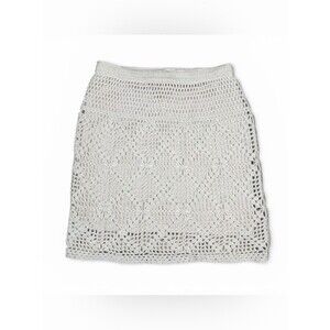 Staring at Stars Crochet Lace Mini Skirt XS